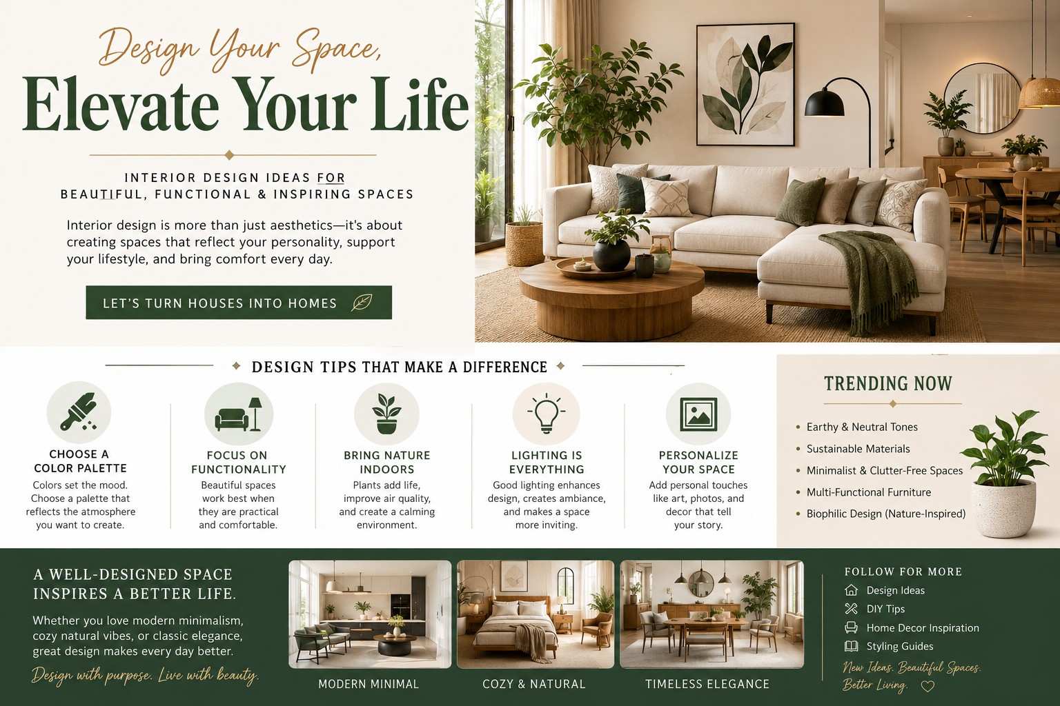 Interior Design Trends 2026: Transform Your Home into a Stylish and Functional Space