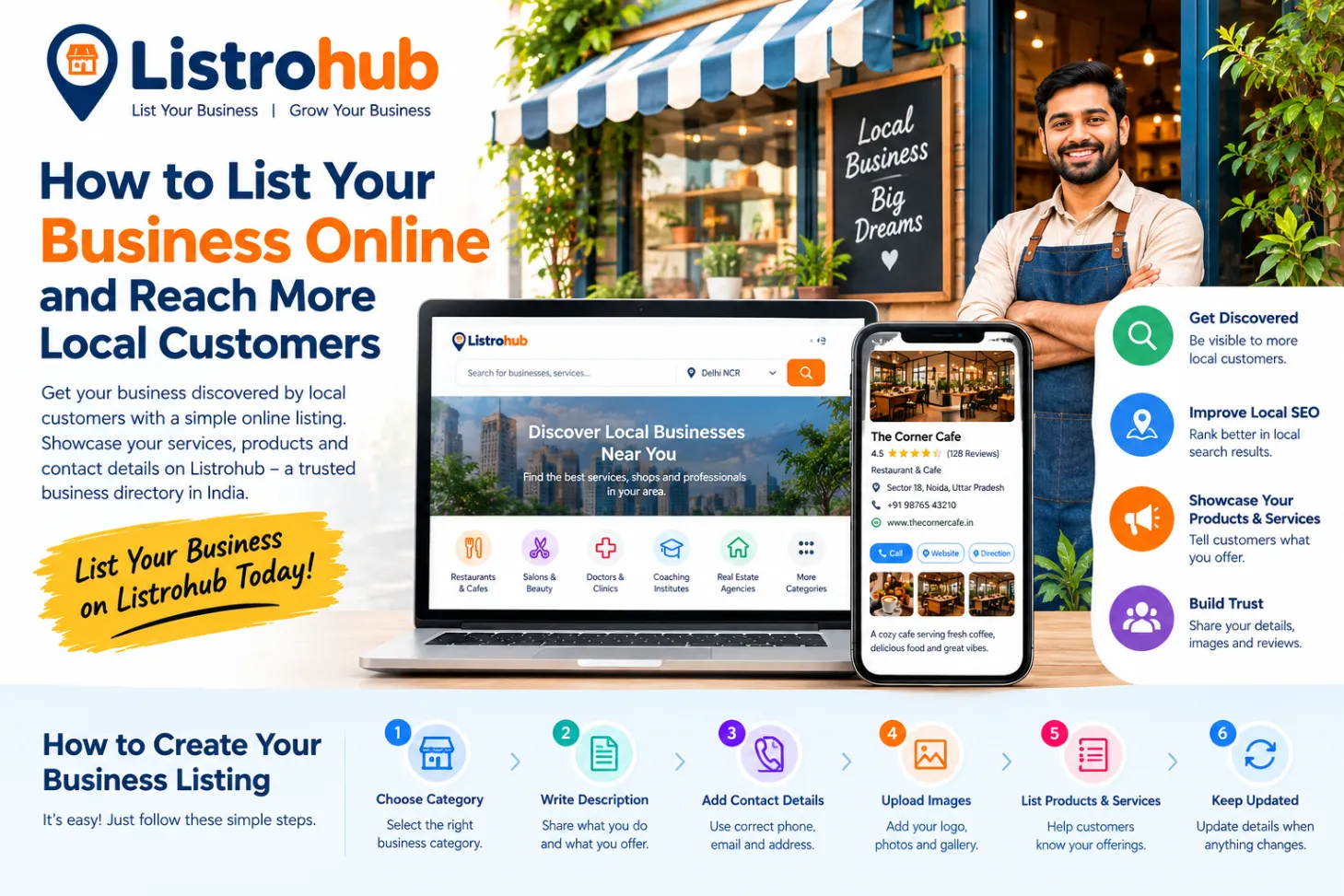 How to List Your Business Online and Reach More Local Customers